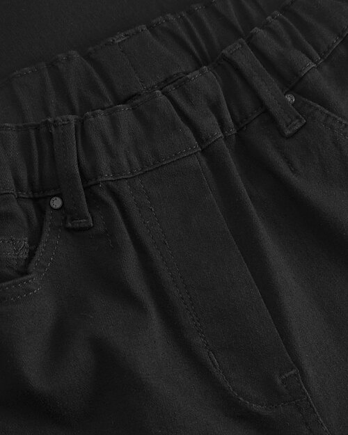 Mirakelbyxa Hannah kort regular svart denim - 4