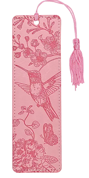 Artisan : Hummingbird - bokmärke i vegan leather med tofs