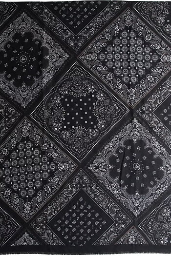 Qnuz - Scarf W Paisley Black