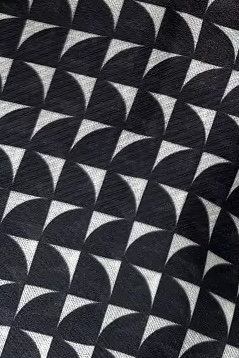 Qnuz - Double Layer Triangel Scarf W Grafik - 2