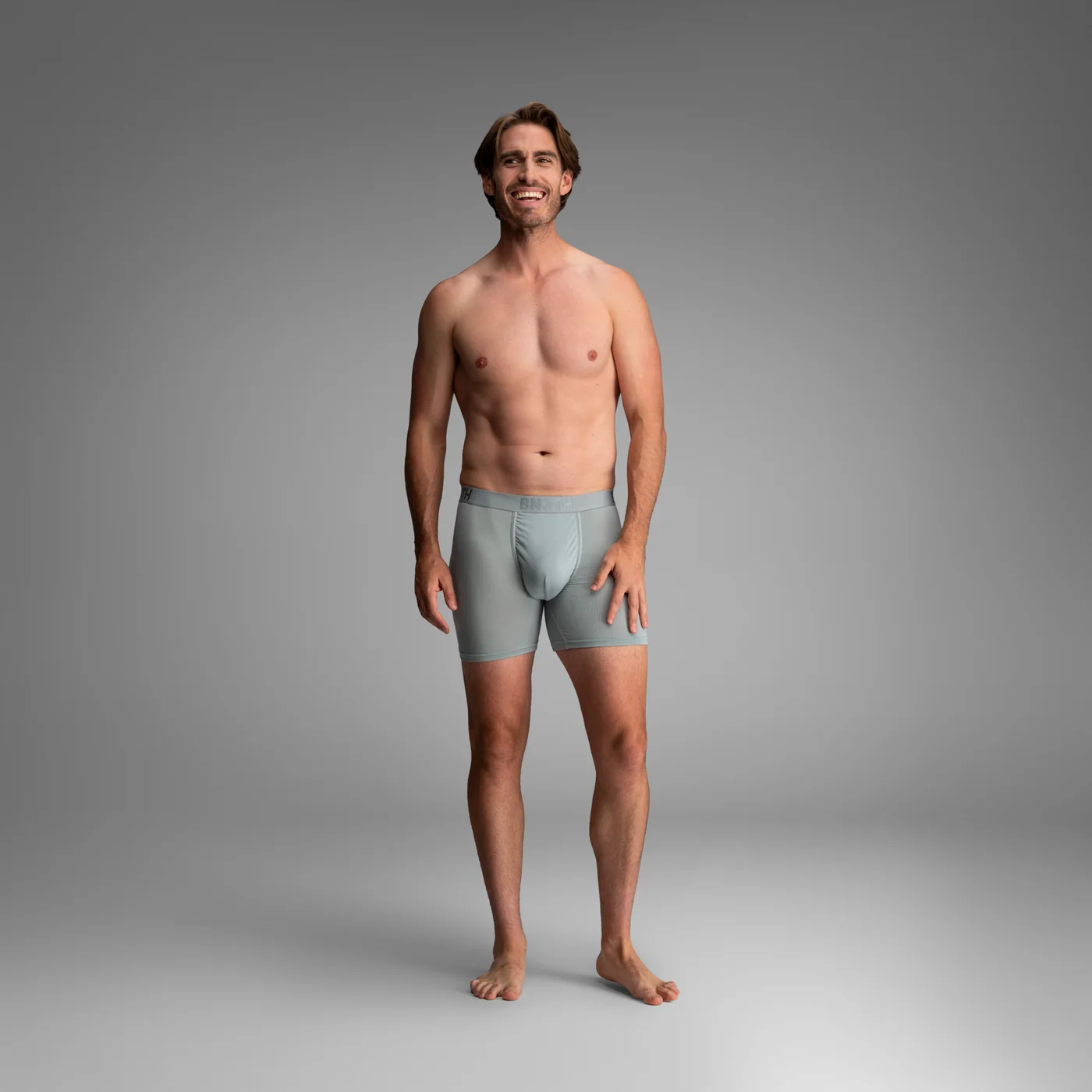 CLASSIC ICON BOXER BRIEF SOLID - SLATE - 2
