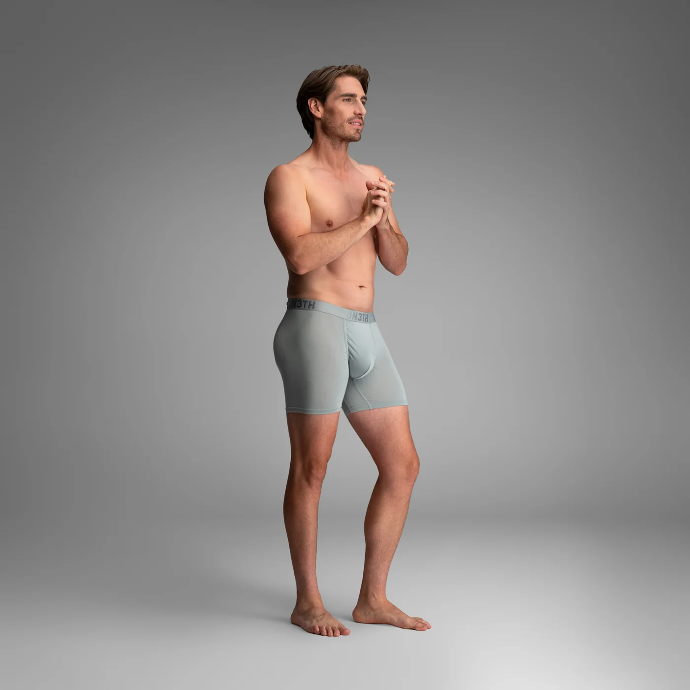 CLASSIC ICON BOXER BRIEF SOLID - SLATE - 4