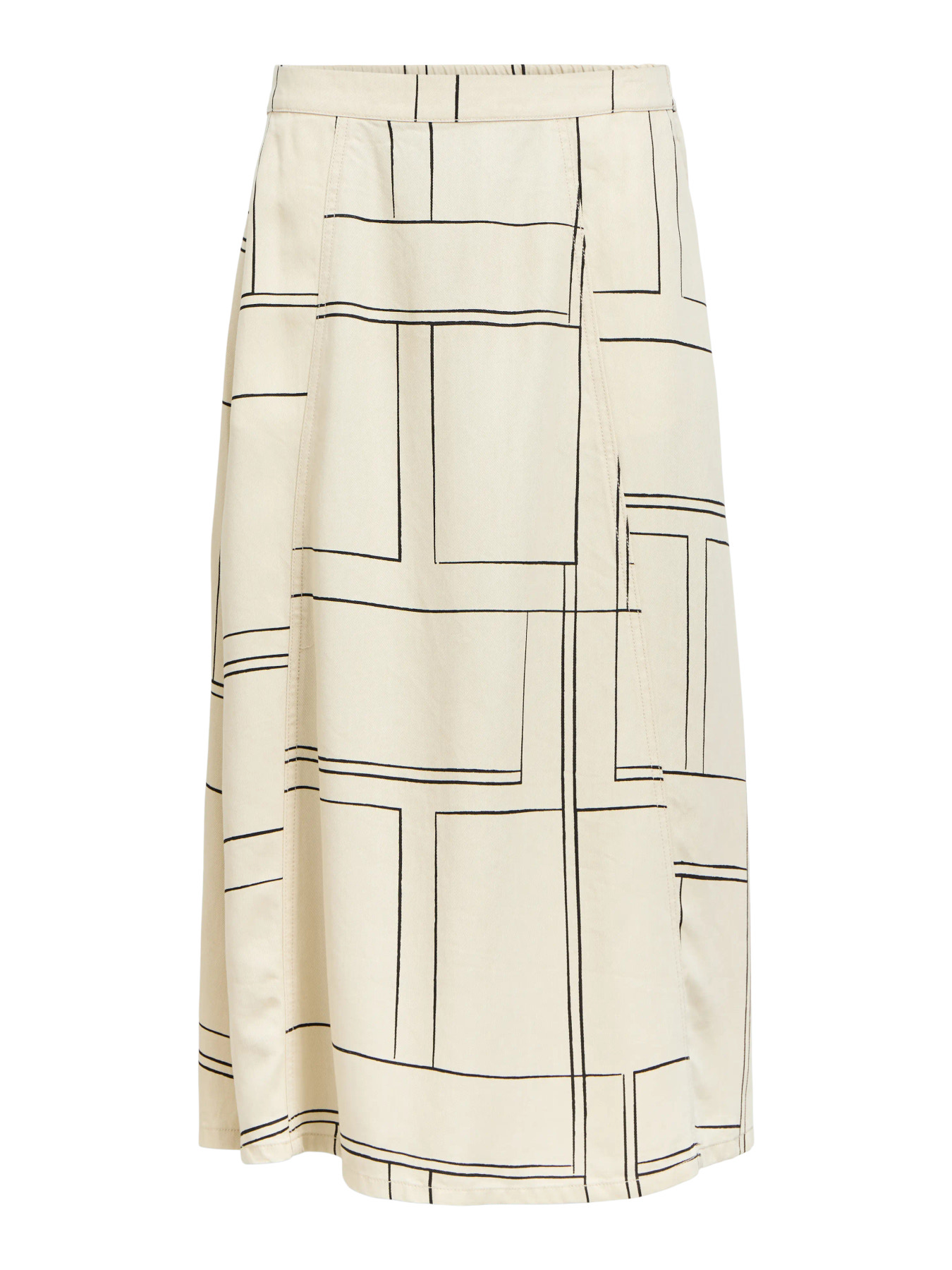 OBJFRAME MW DENIM SKIRT NOOS Birch Black
