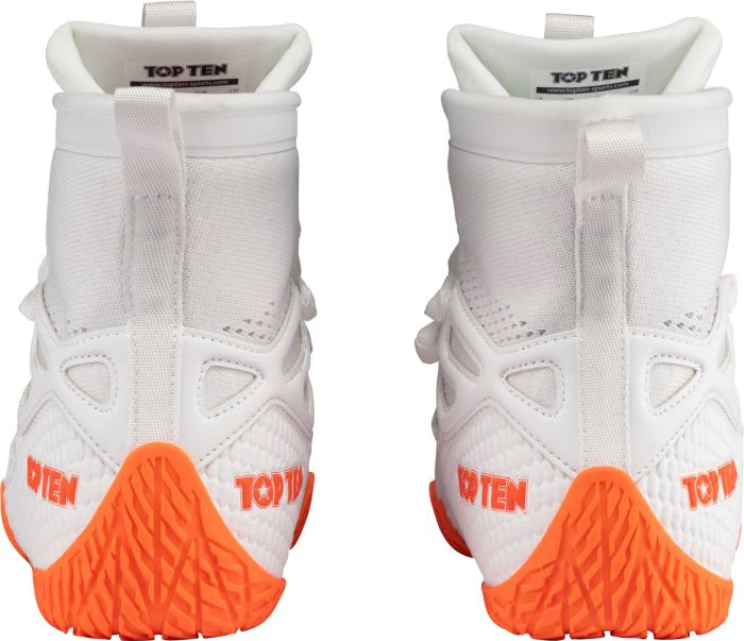 Topten Boxsko FOOTWORKER Vit/Orange - 4
