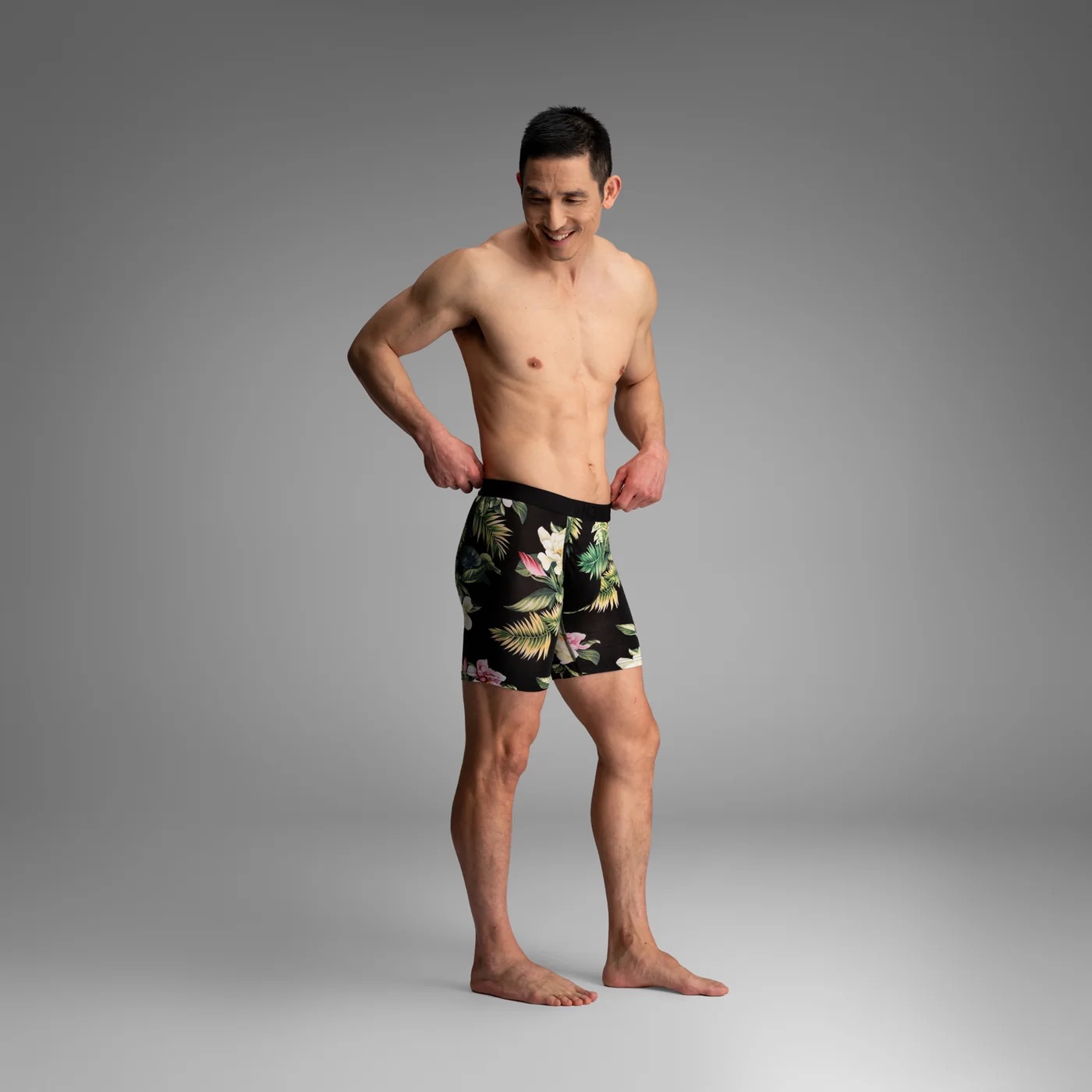 CLASSIC ICON BOXER BRIEF PRINT -  MAGNOLIA BLACK - 4