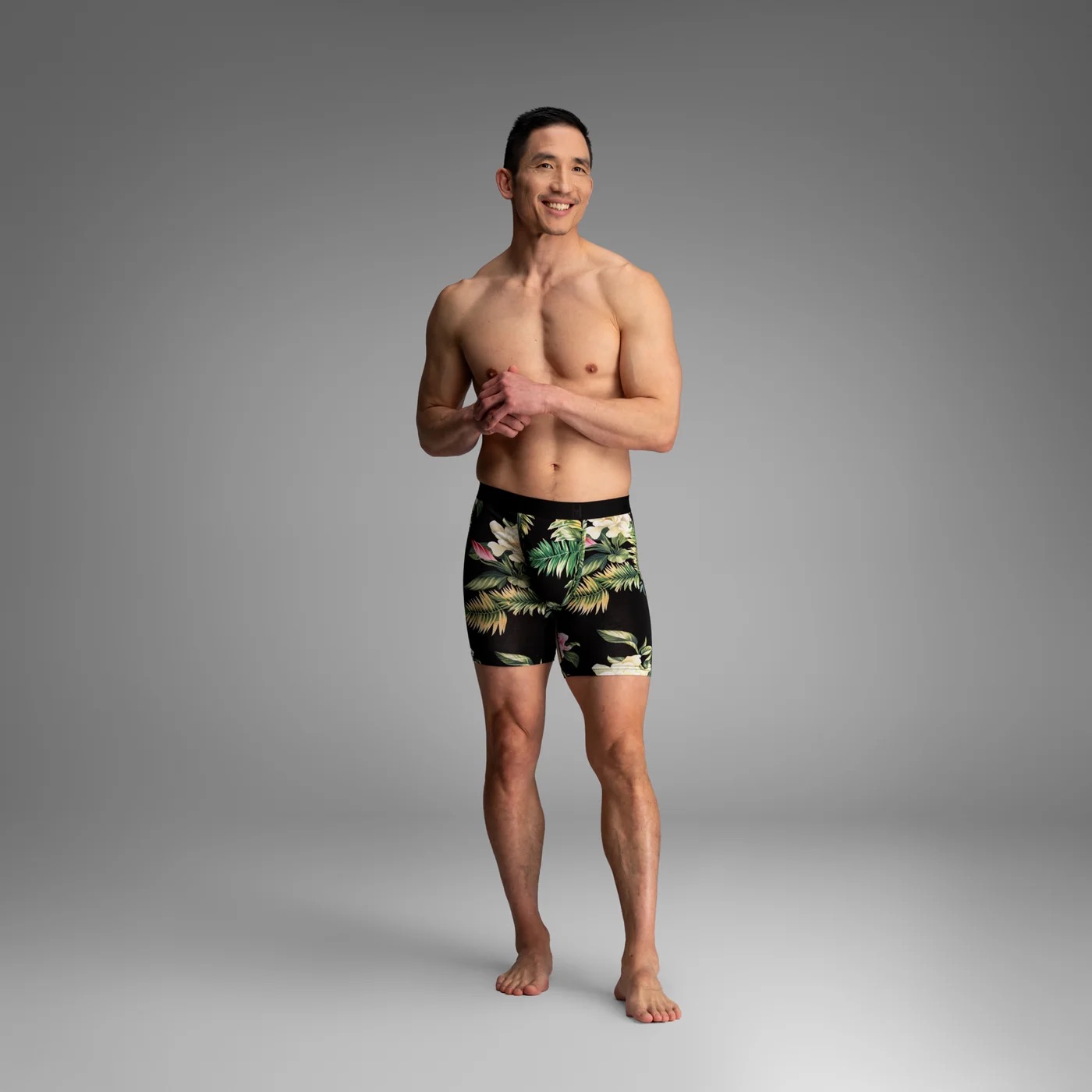 CLASSIC ICON BOXER BRIEF PRINT -  MAGNOLIA BLACK - 2