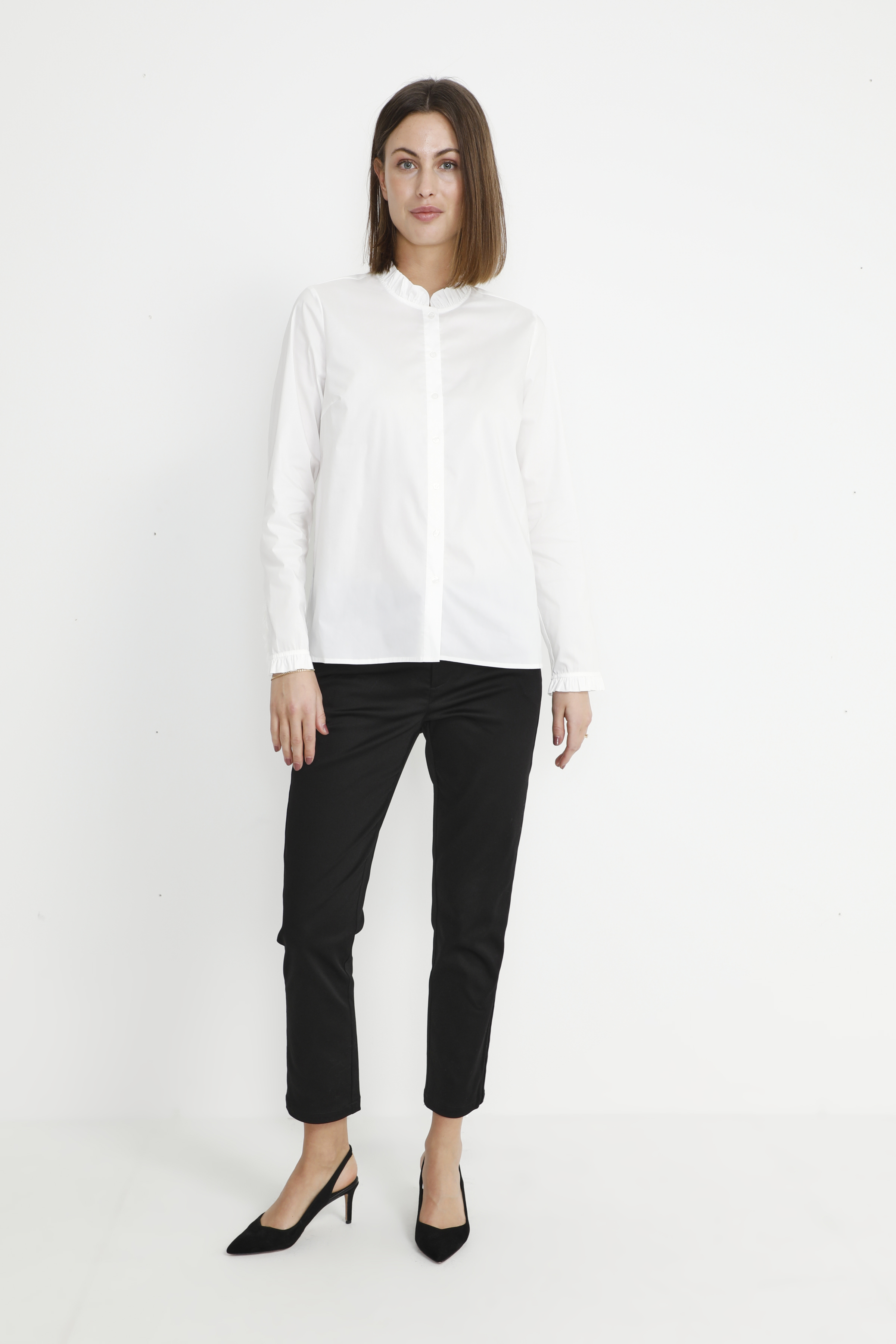 CUantoinett Button Shirt Spring Gardenia - 4