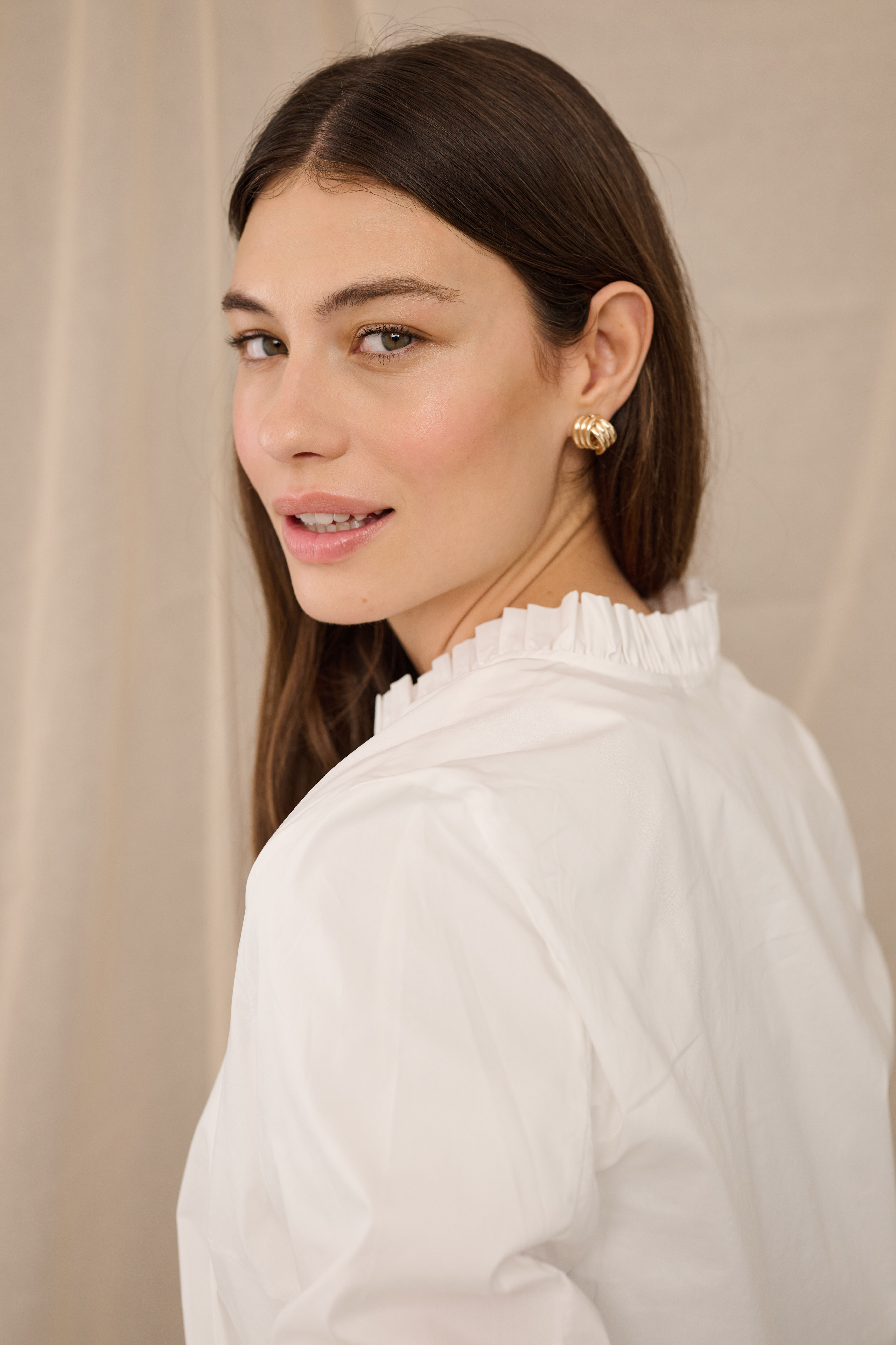 CUantoinett Button Shirt Spring Gardenia - 7