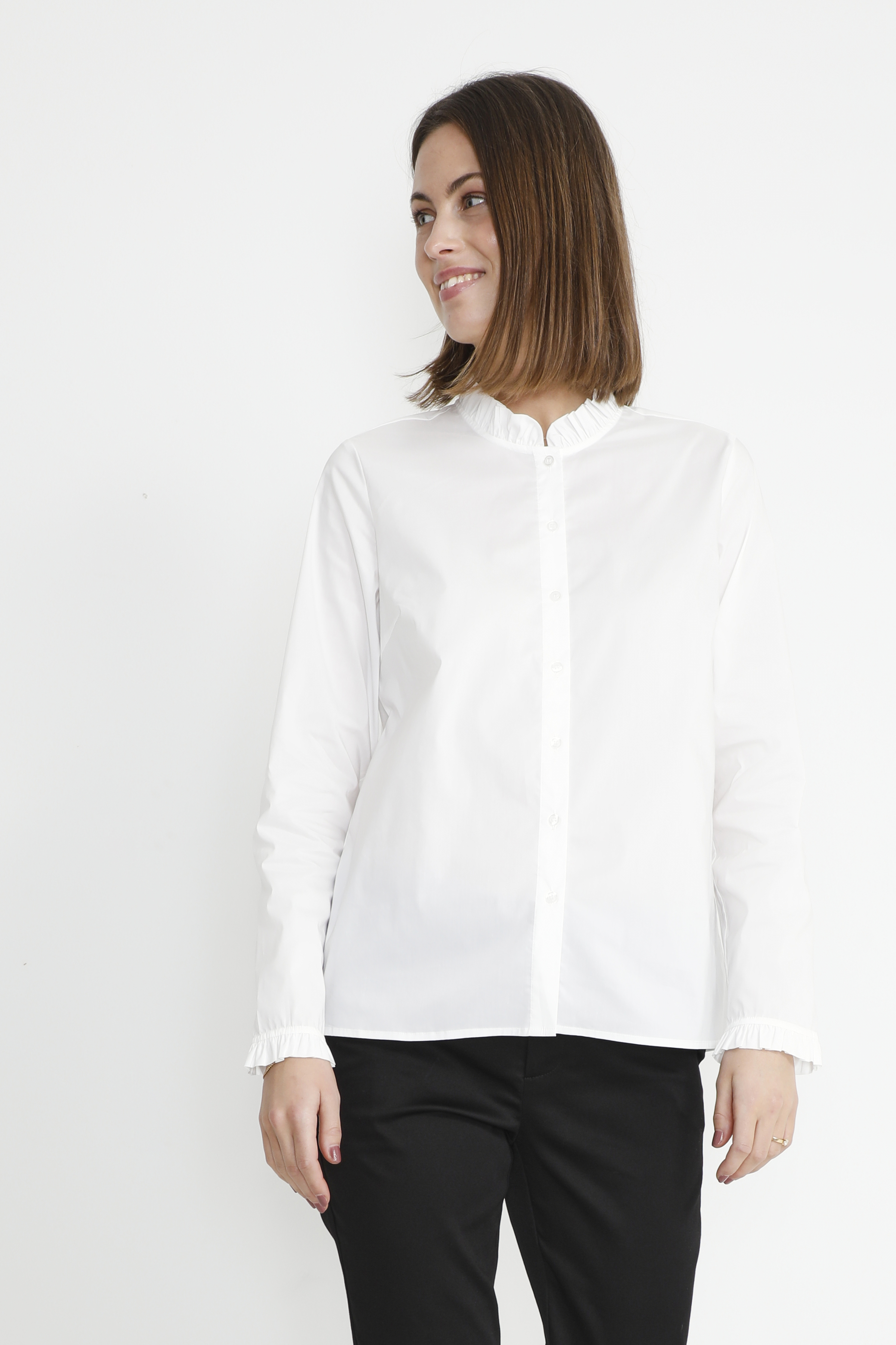 CUantoinett Button Shirt Spring Gardenia - 6