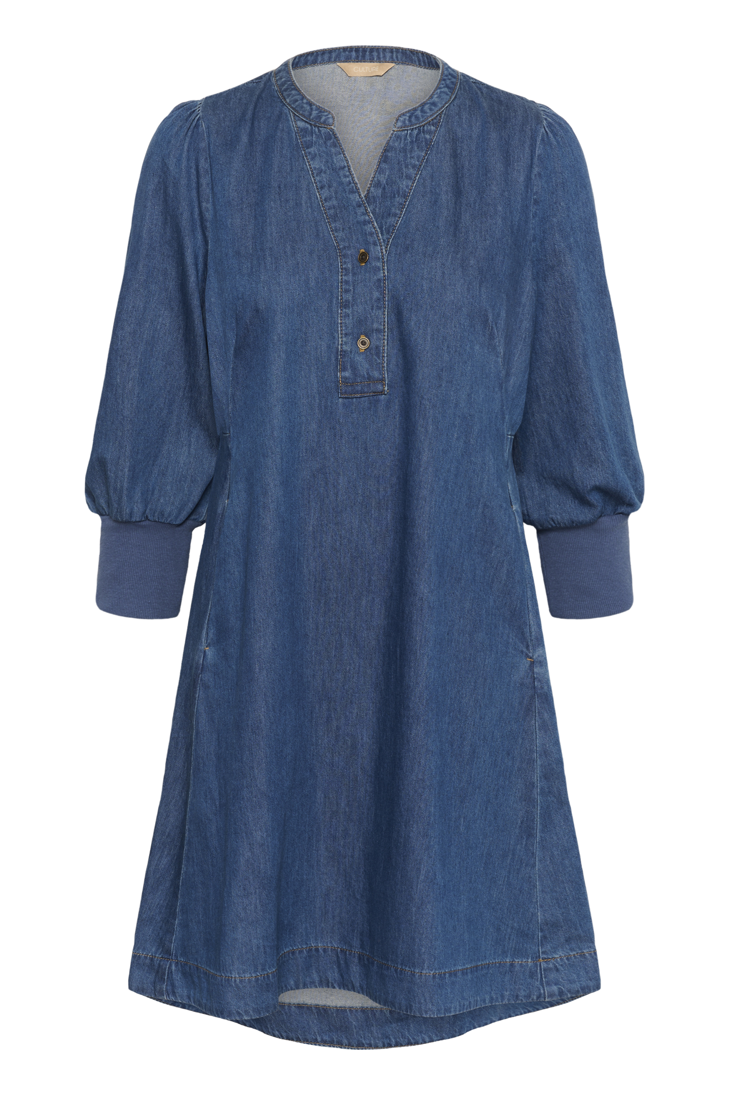 CUarpa Short Dress Dark Blue Wash