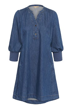 CUarpa Short Dress Dark Blue Wash
