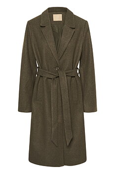 CUpalona Coat Olive Night Melange