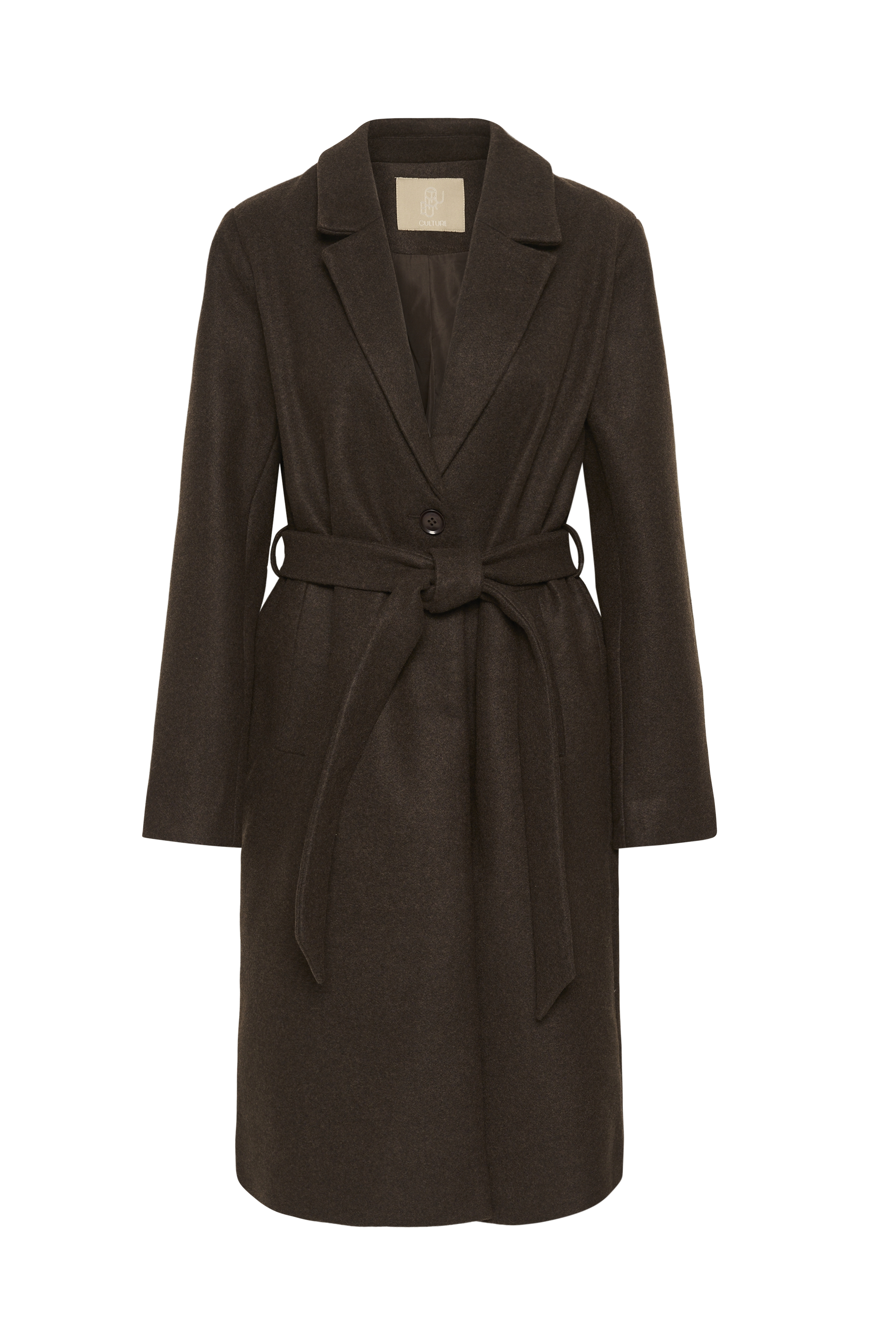 CUpalona Coat Coffee Bean Melange