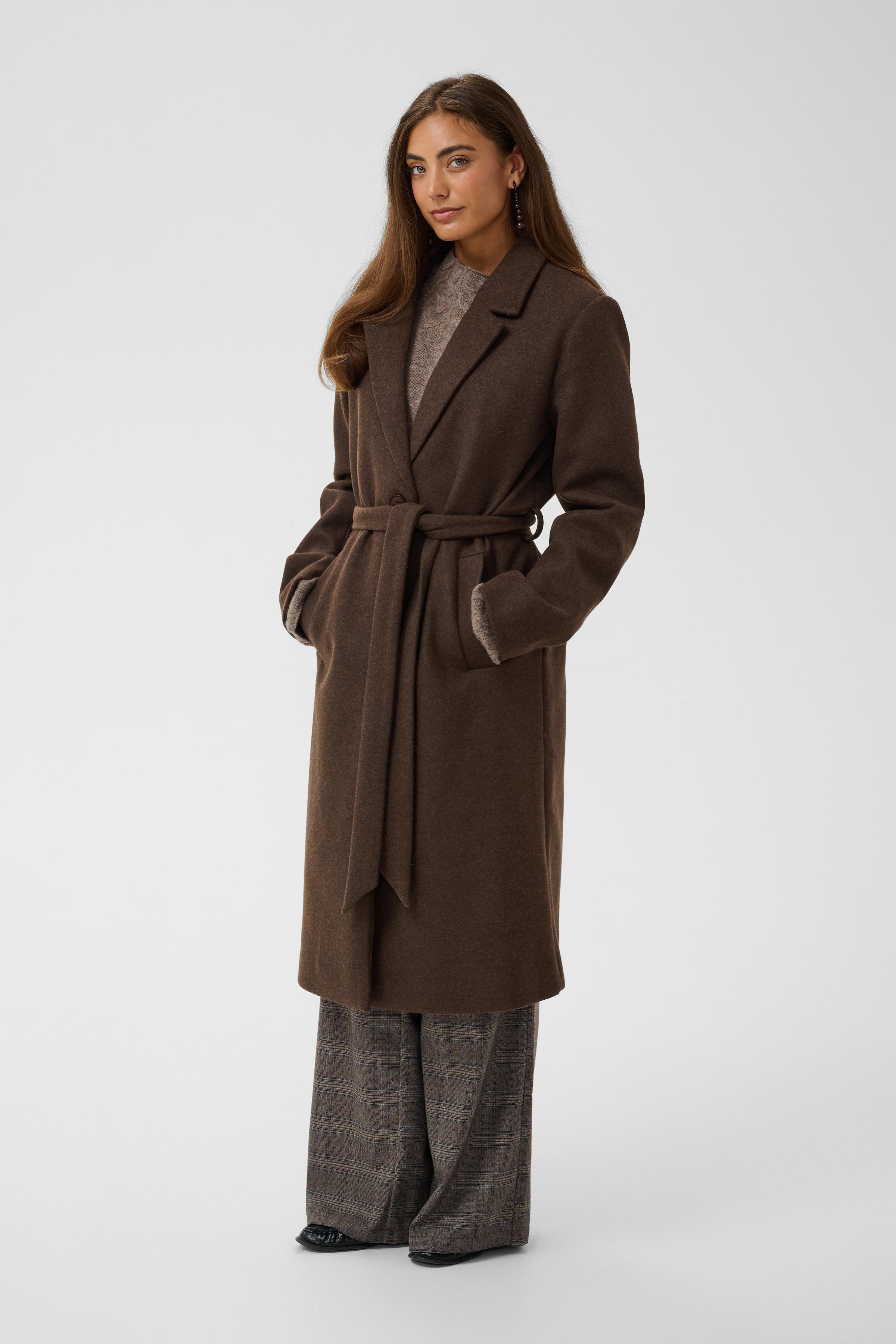 CUpalona Coat Coffee Bean Melange - 6