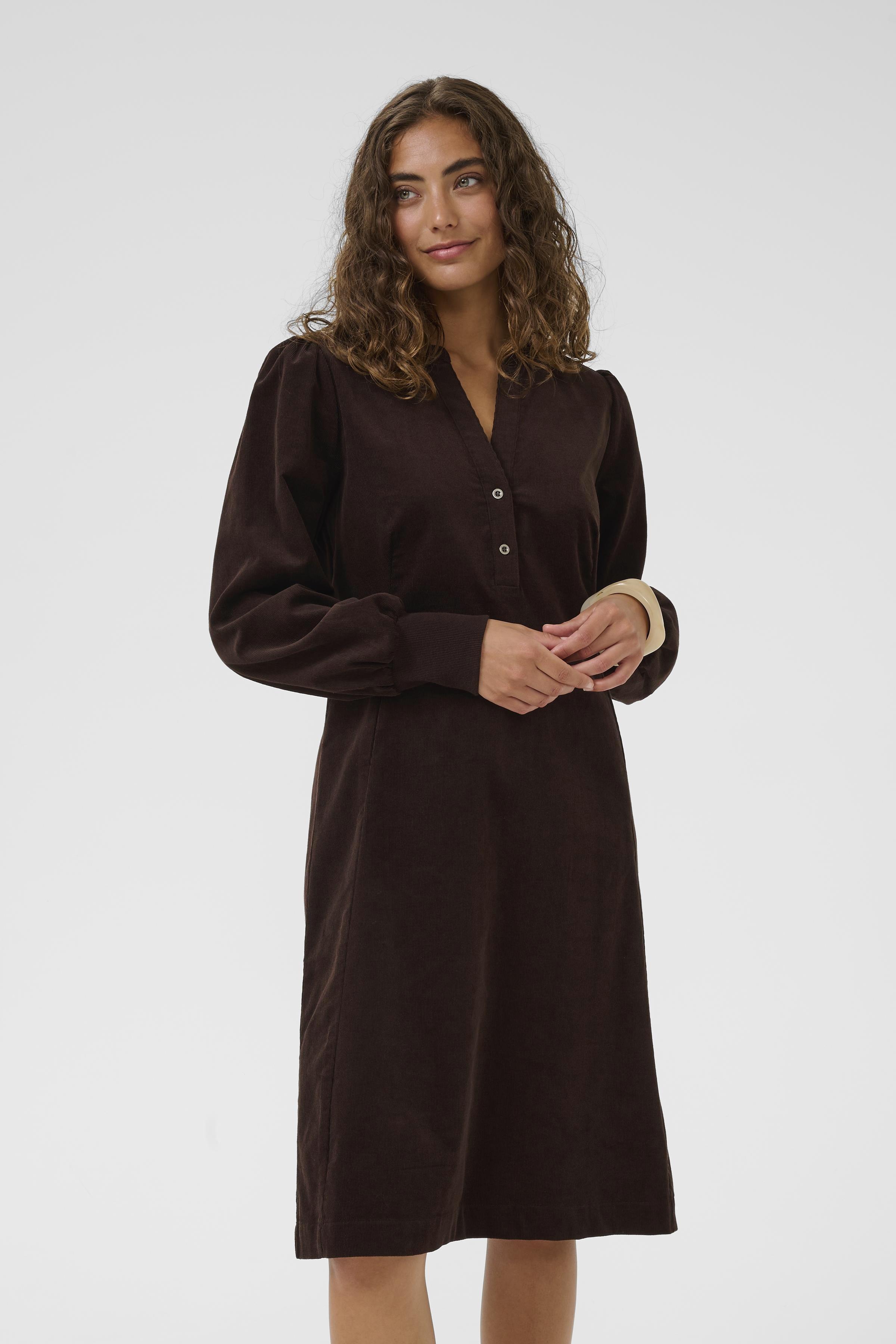 CUula Rhaena LS Dress Coffee Bean - 6