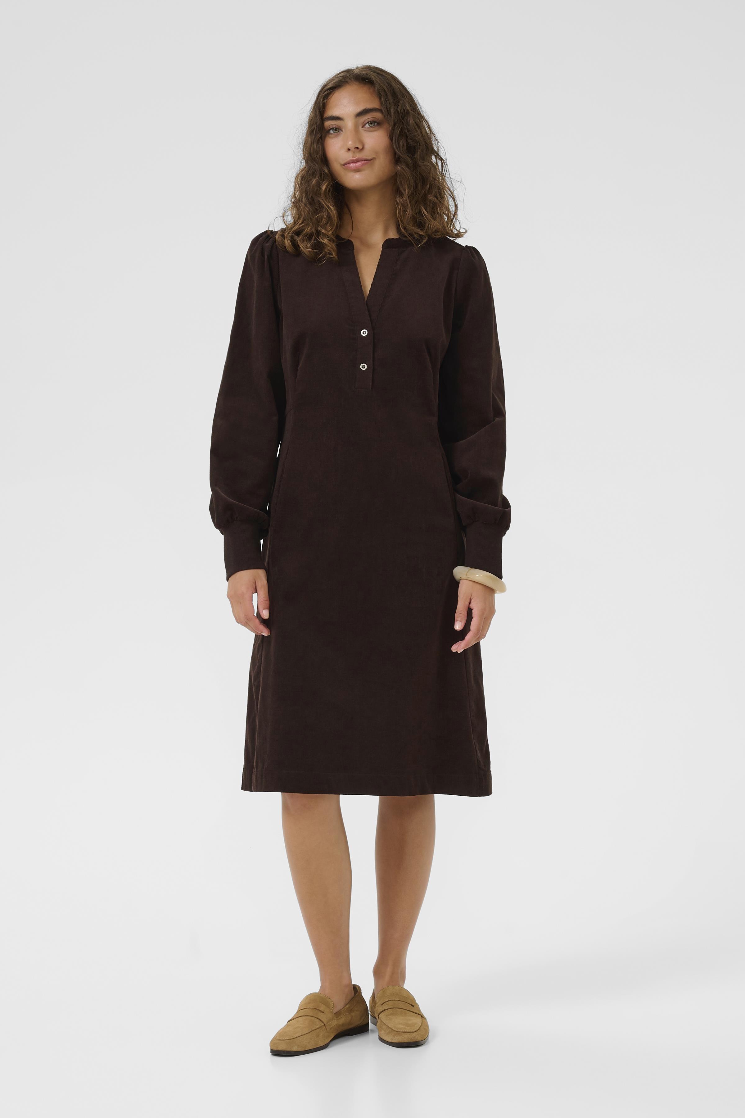 CUula Rhaena LS Dress Coffee Bean - 4