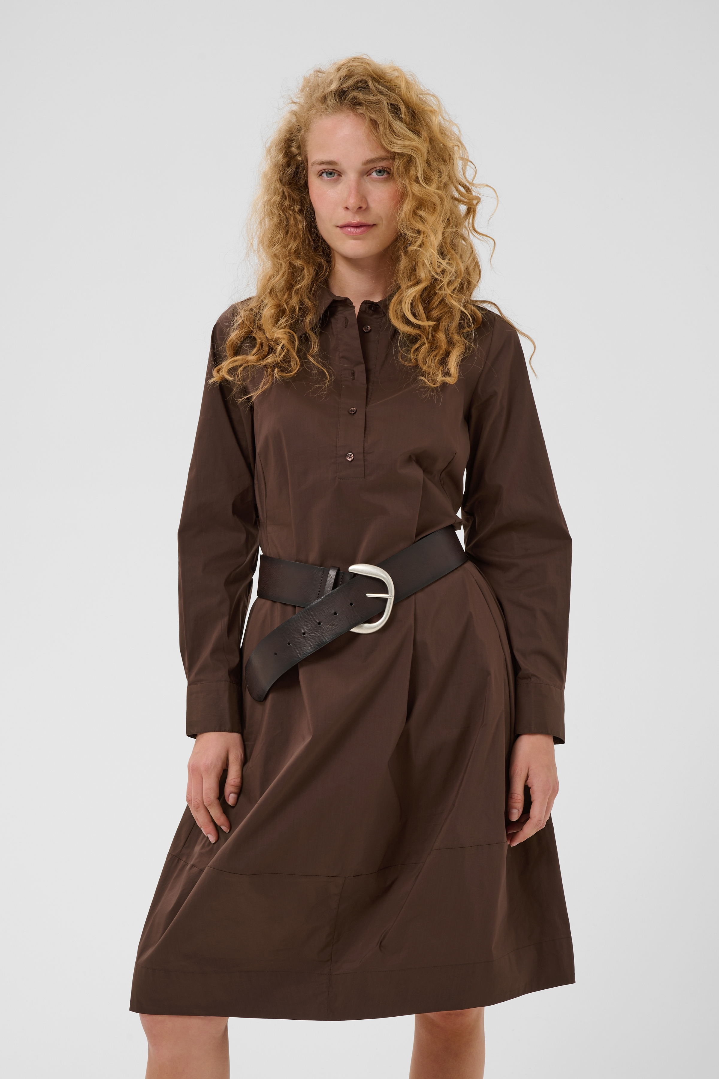 CUdaiva Antoinett Dress Coffee Bean - 7