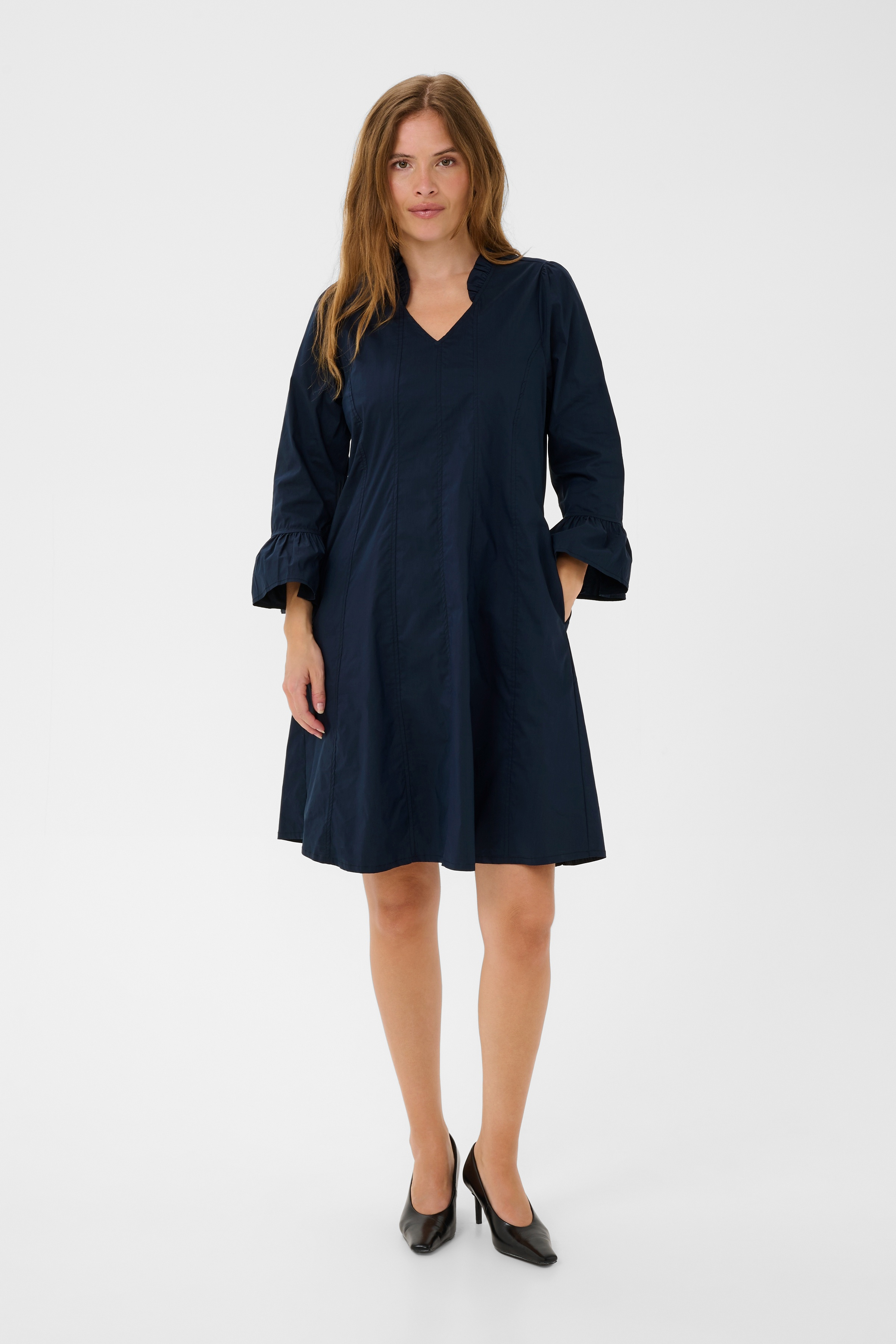 CUdaiva Antoinett Short Dress Blue Iris - 4