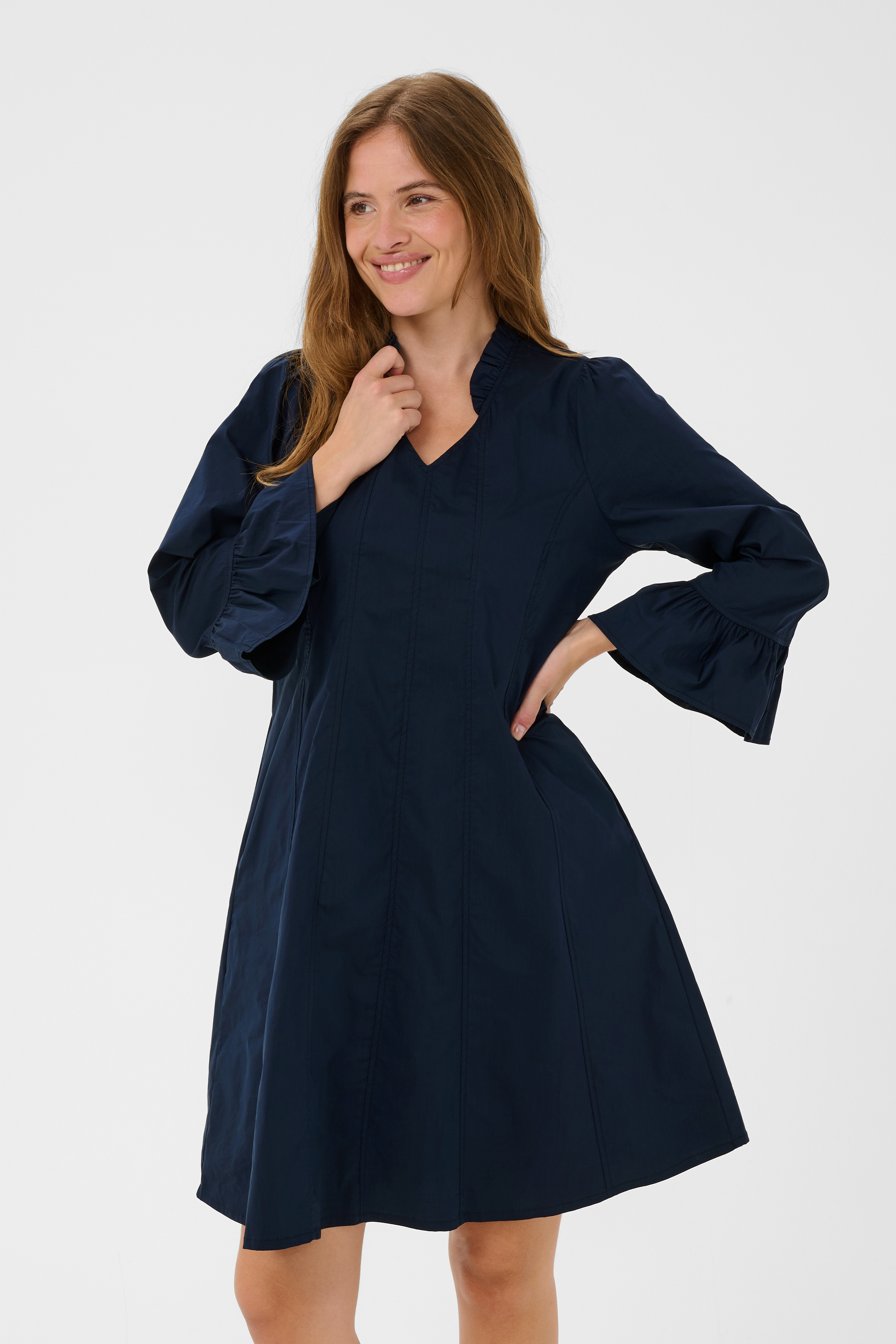 CUdaiva Antoinett Short Dress Blue Iris - 6