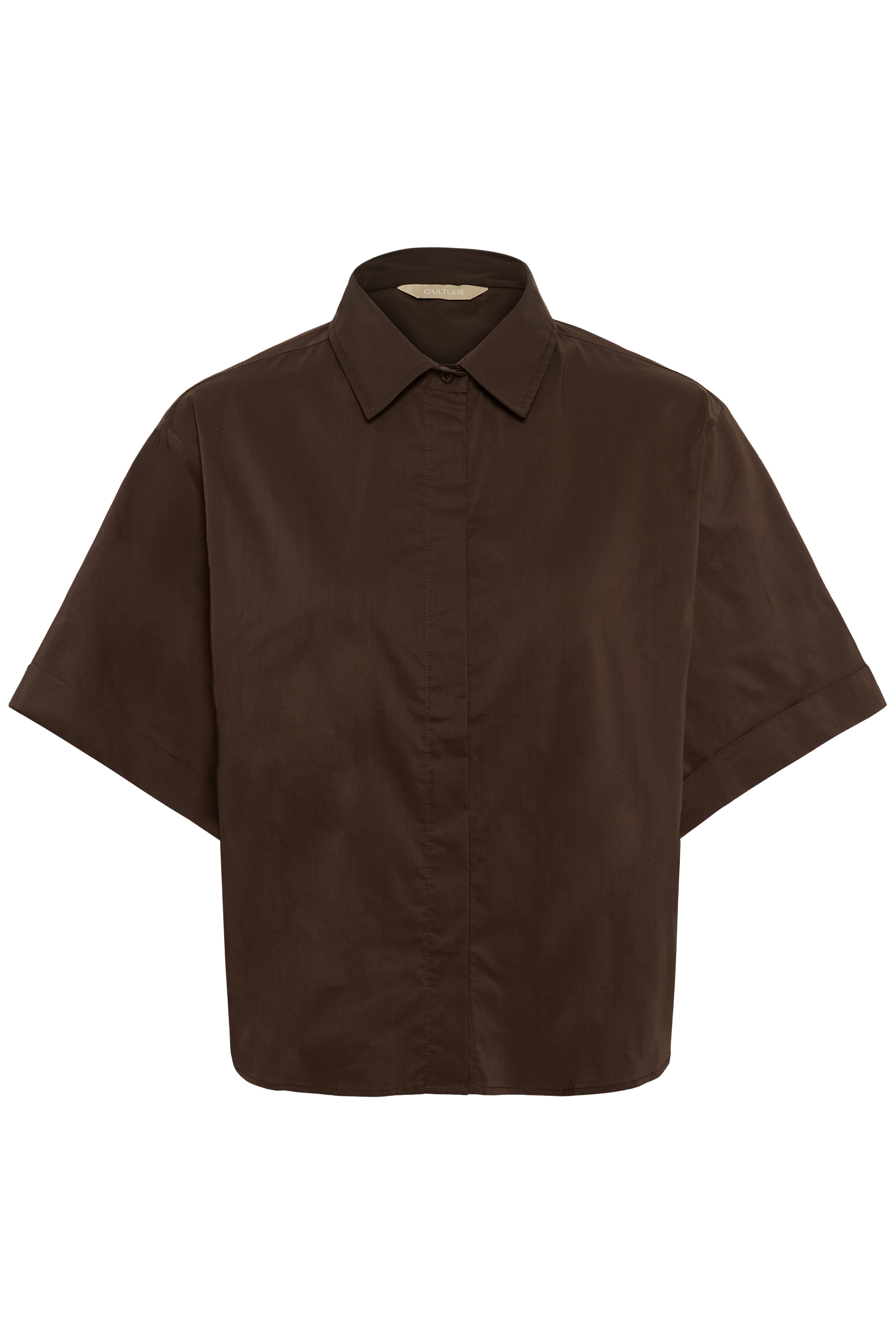 CUdaiva Antoinett SS Shirt Coffee Bean