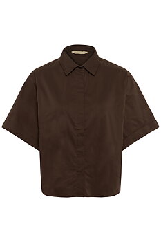 CUdaiva Antoinett SS Shirt Coffee Bean