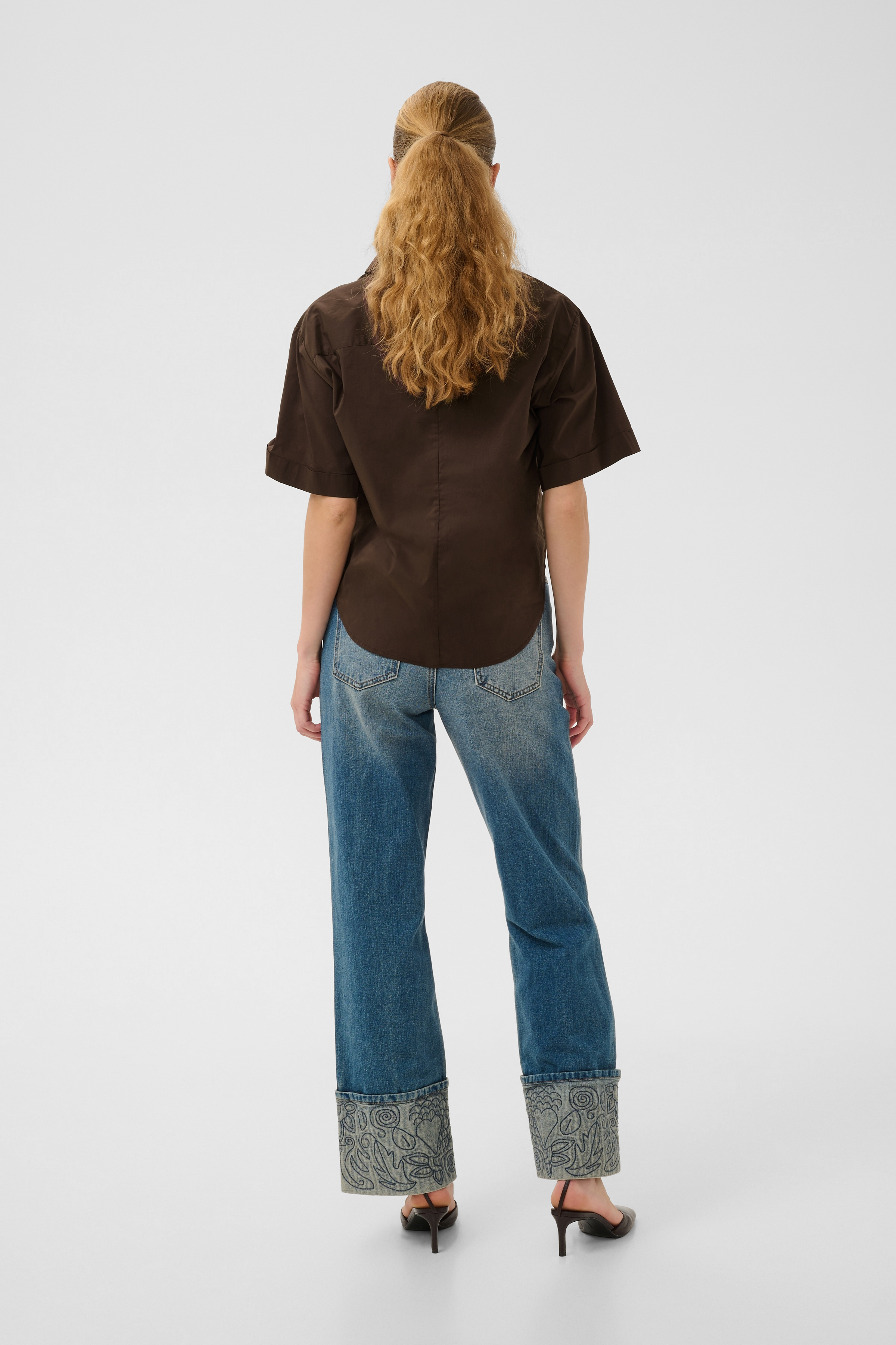 CUdaiva Antoinett SS Shirt Coffee Bean - 6