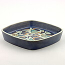 Nils Thorsson (Baca 1965) Squared Bowl with Colorful Birds Decor  17 cm  #708-2883