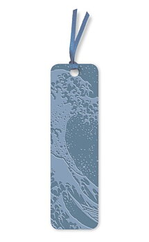 Artisan Art : Hokusai The Great Wave - Bokmärke i vegan leather med band