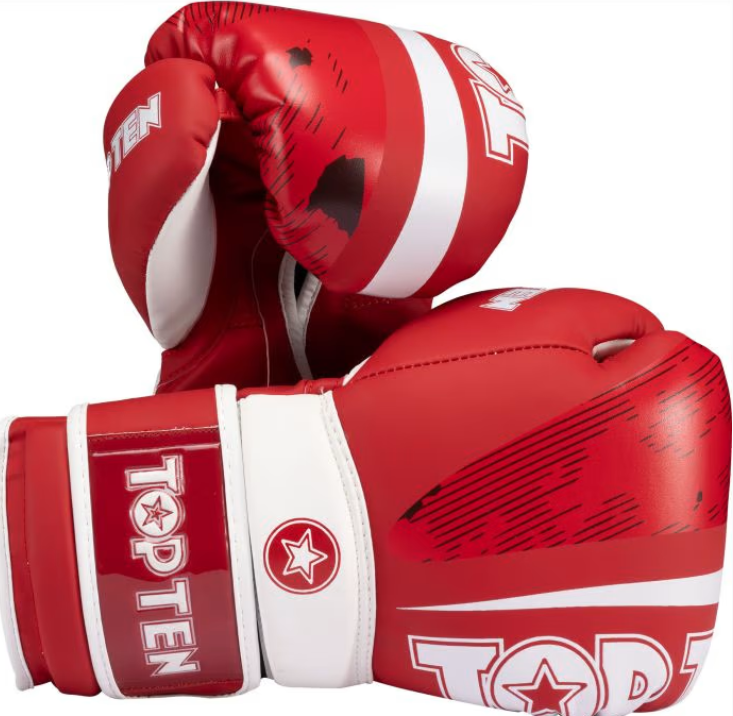 Topten Matchglove WAKO NTB MARKS  10 oz, Red