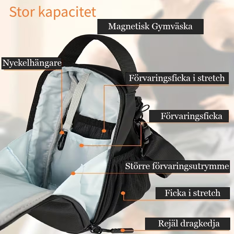 Magnetisk Gymväska - 4