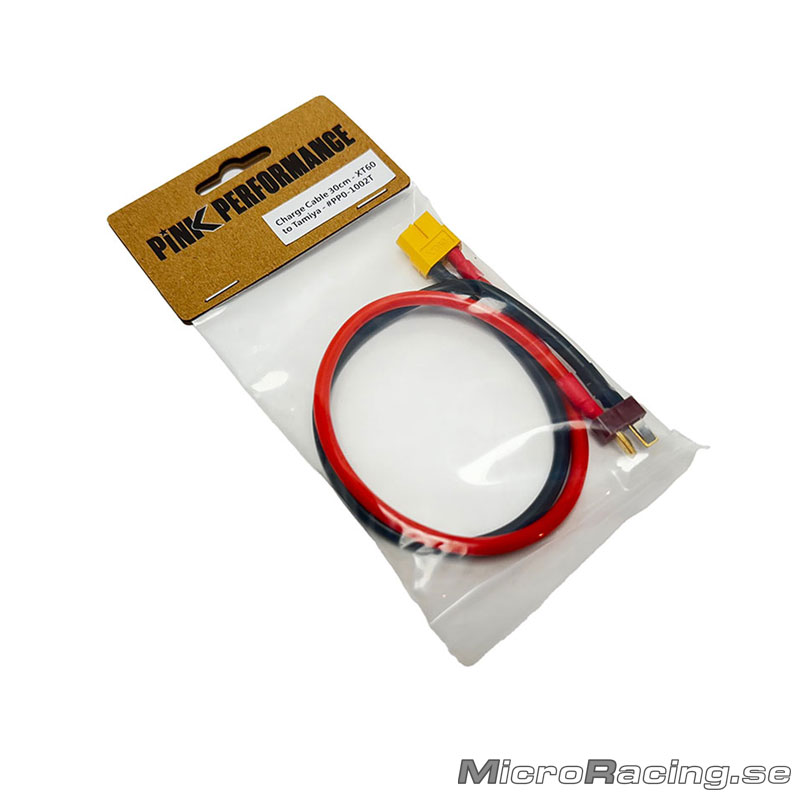 PINK PERFORMANCE - Charge Cable 30cm, XT60 to T-Plug