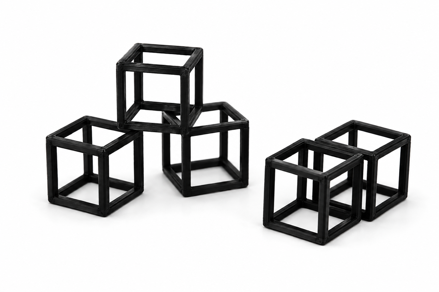 AQV Räkkub 20mm - Svart - 5 pack