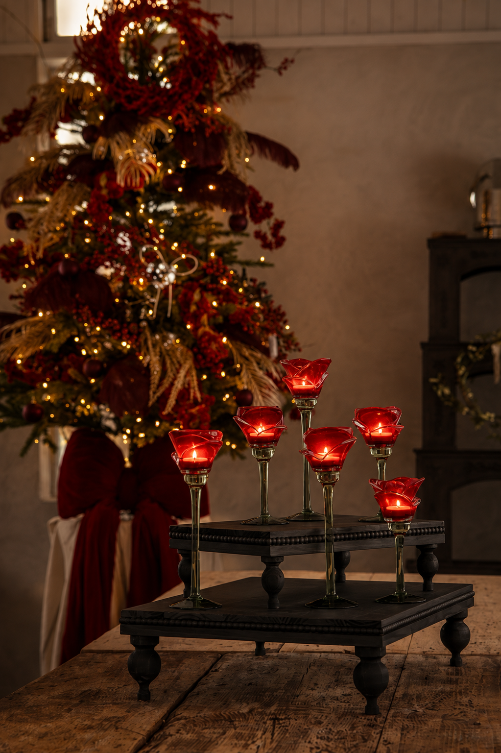 Rose Candle Holder – 19 cm