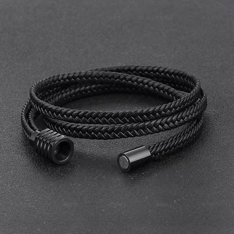 Läderarmband i 2 lager - 2
