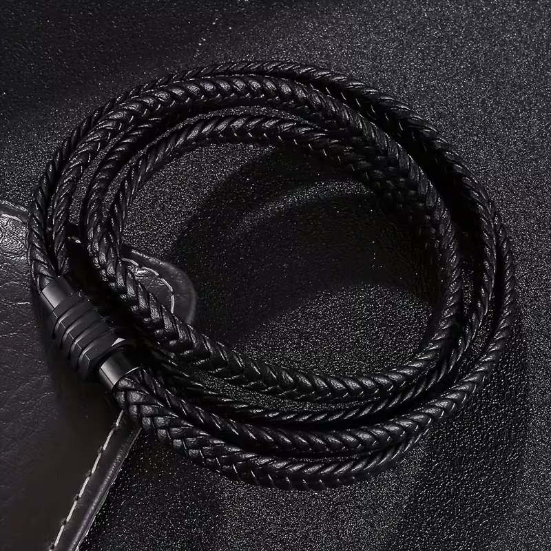 Läderarmband i 2 lager - 3