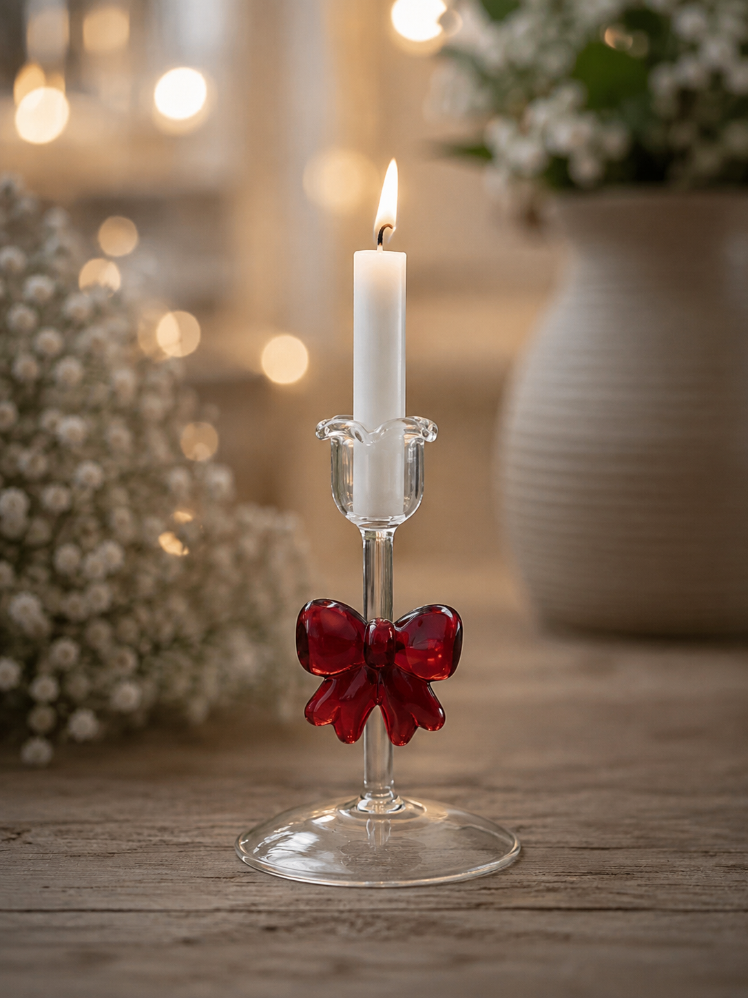 Bow Candlestick – 13 cm