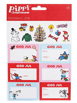 Juladresslapp Pippi