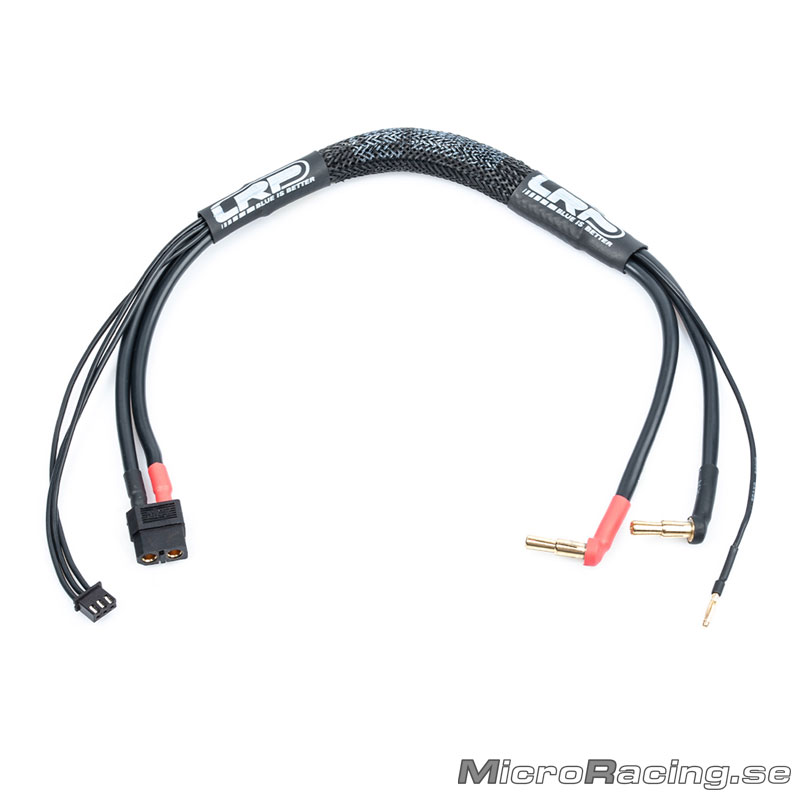LRP - 2S Charge Cable Lead With XT60, 4mm & 5mm Bullet Connector, 60cm