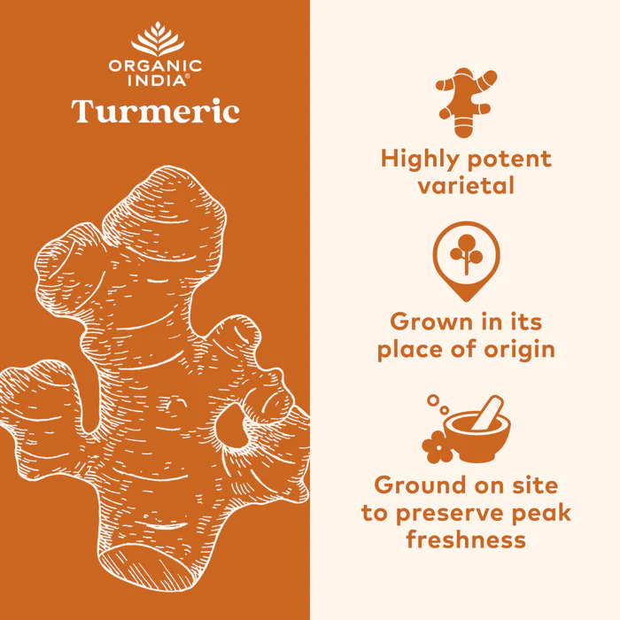 Golden Turmeric Latte Mix 100g, Organic India - 3