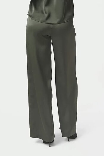Neo Noir - Emmet Heavy Sateen Pants Deep Green