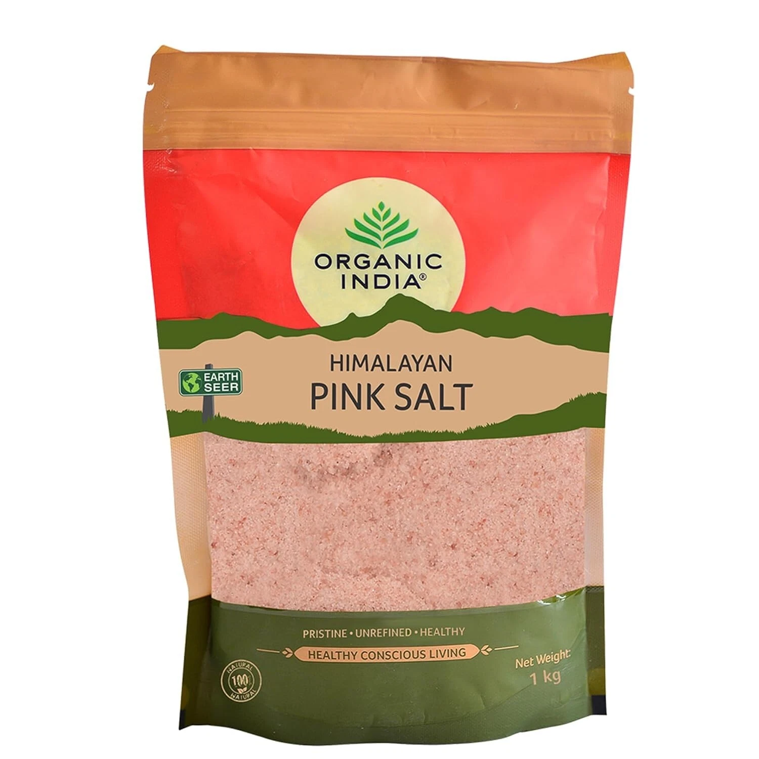Himalayan Salt, 1 kg, Naturally Fine-Grained, Organic India