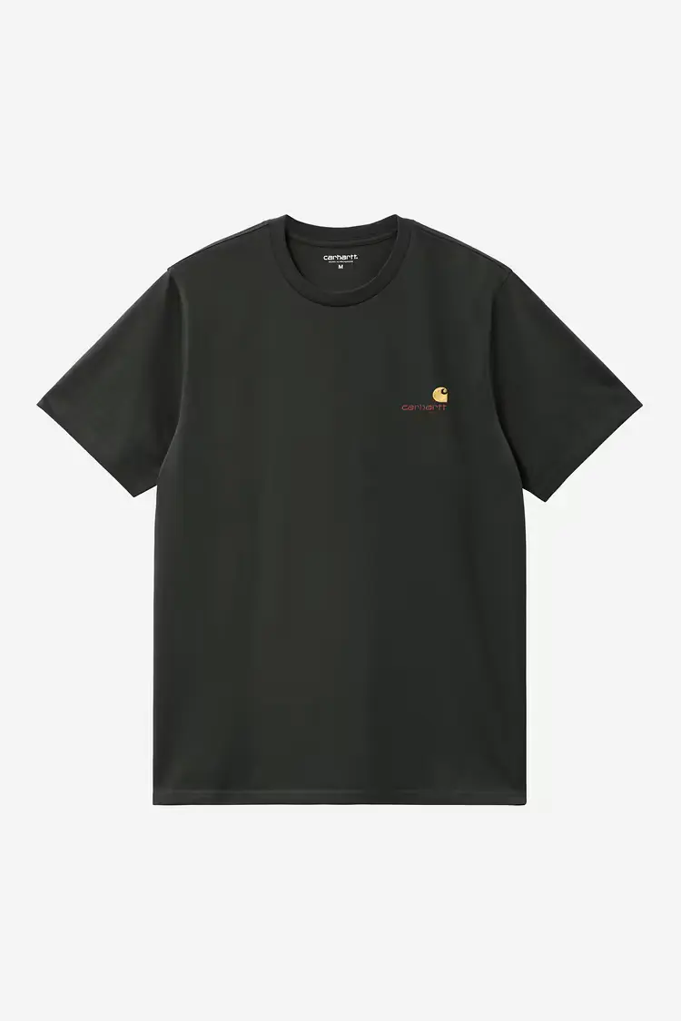 Carhartt WIP American Script T-shirt Raven - 4