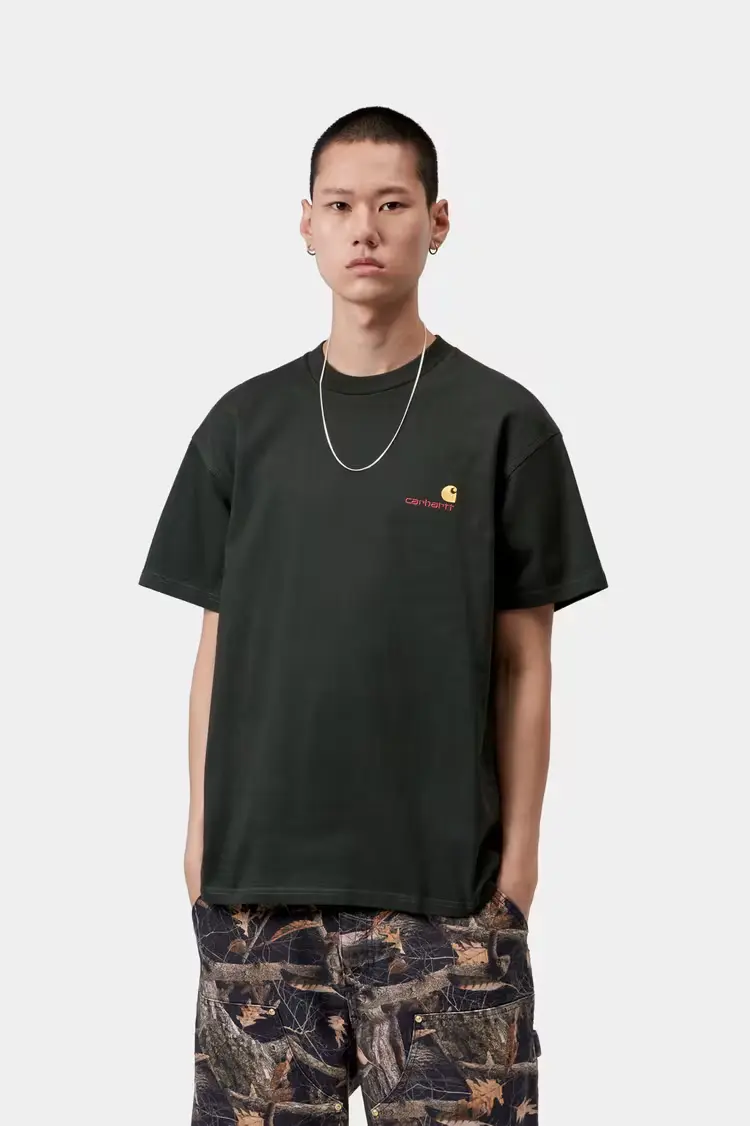 Carhartt WIP American Script T-shirt Raven