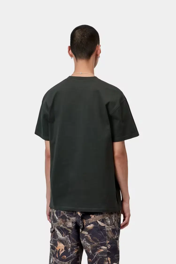 Carhartt WIP American Script T-shirt Raven - 2