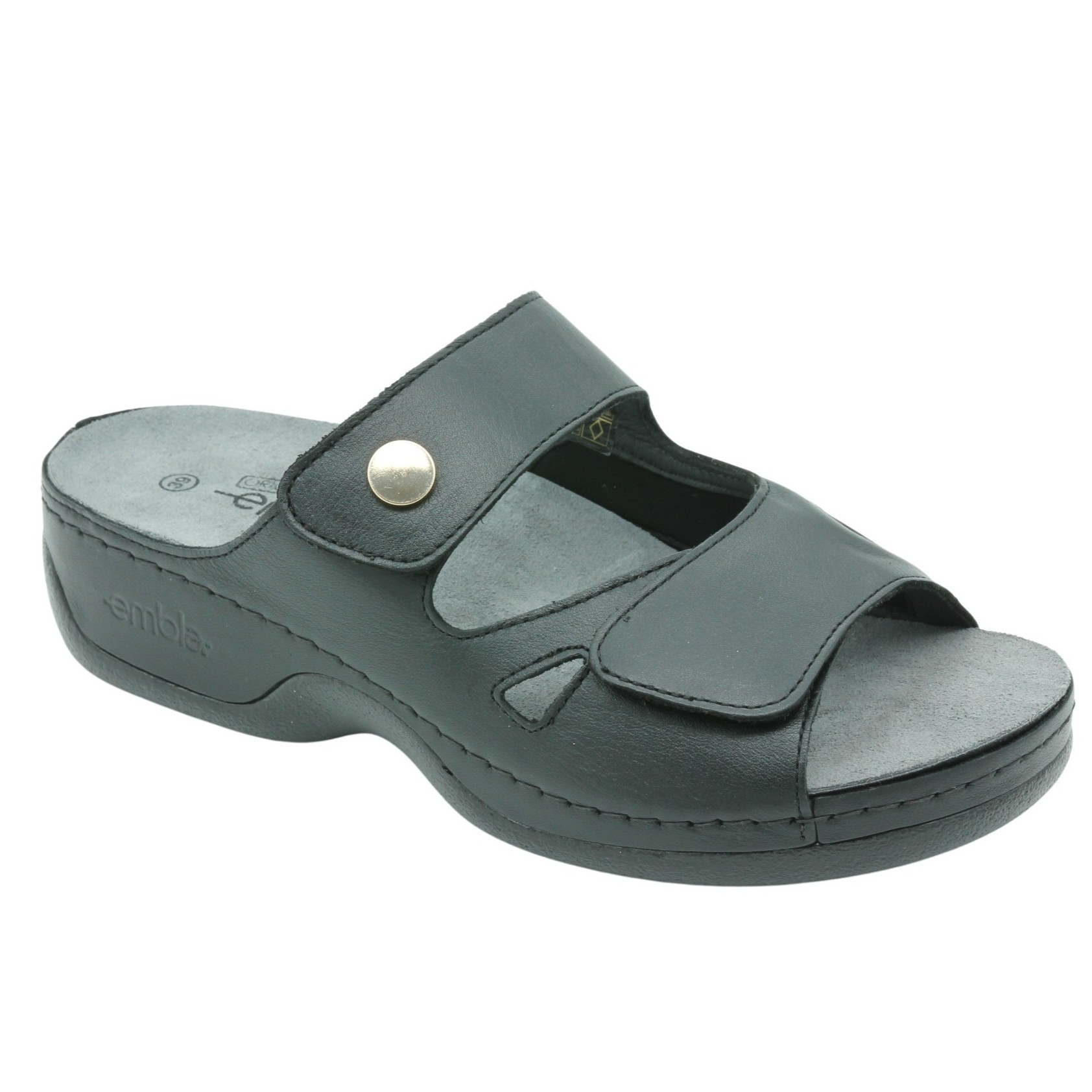 2670 Ergoflex Sandal Svart
