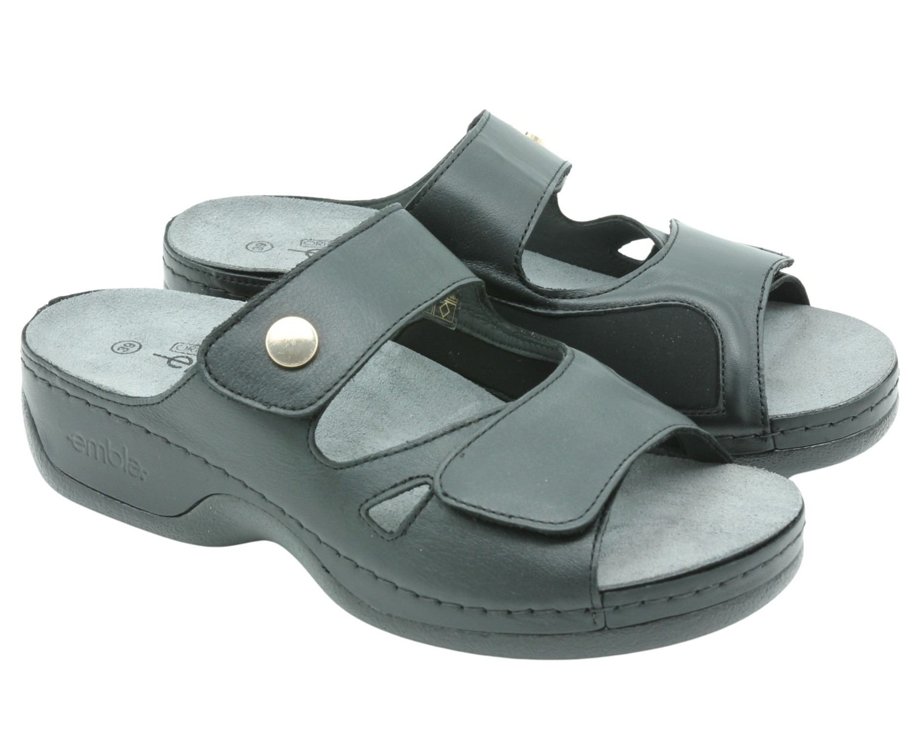 2670 Ergoflex Sandal Svart - 3