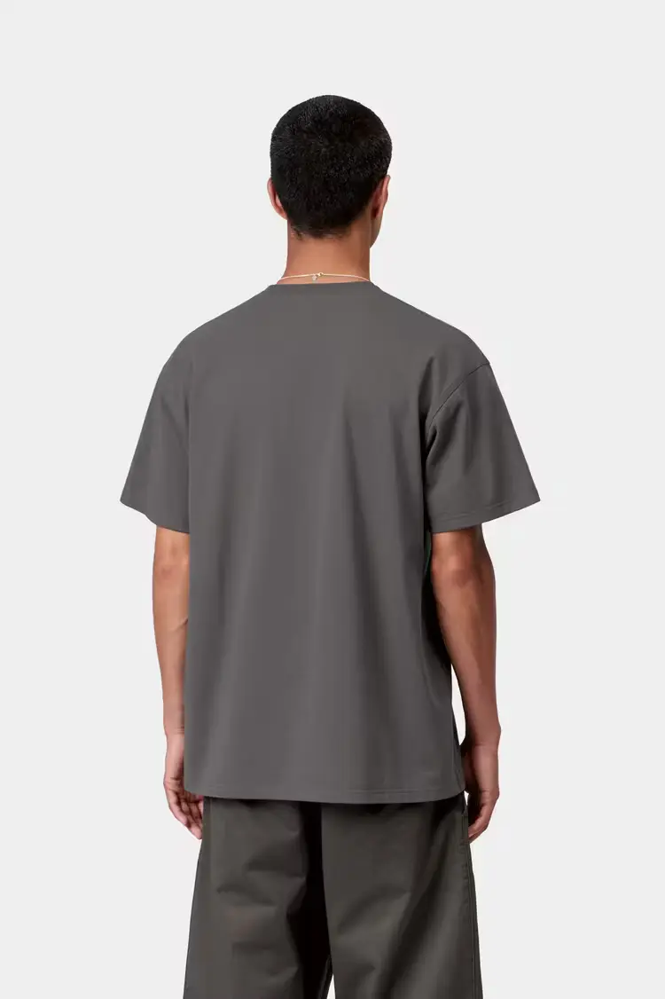 Carhartt WIP American Script T-shirt Graphite - 2