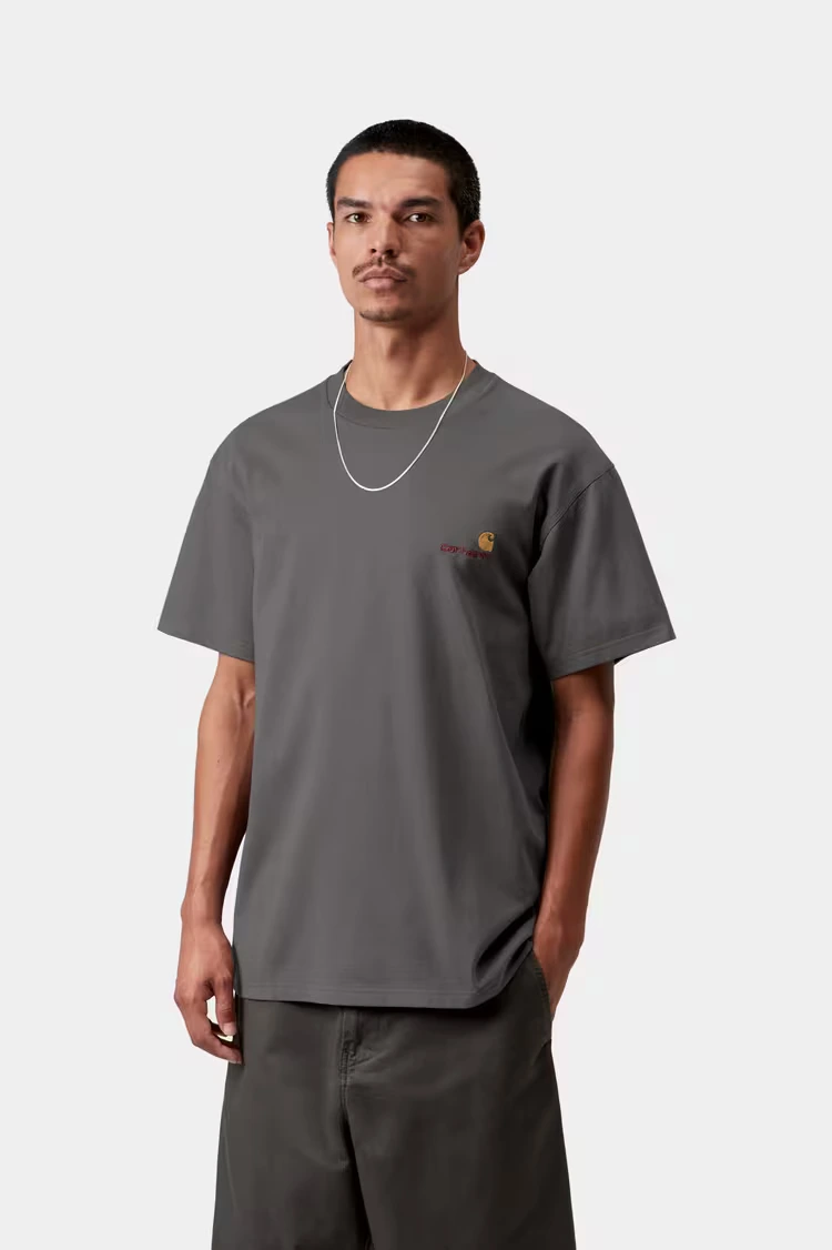 Carhartt WIP American Script T-shirt Graphite