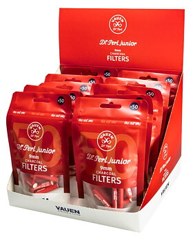 Vauen  Dr. Perl Junior Pipfilter 9mm 50 st Påse