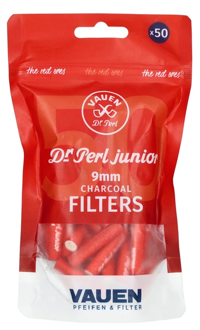 Vauen  Dr. Perl Junior Pipfilter 9mm 50 st Påse